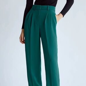 Aritzia Wilfred Effortless Pant, Size 2 Tall, Aventurine Green